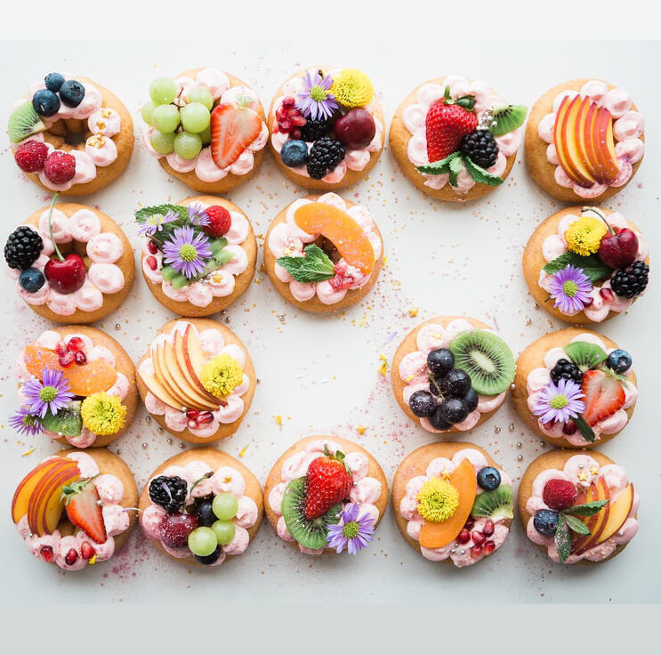 Birthday celebration catered buffet for guests