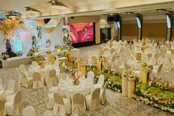 Decorated Grand Ballroom at Furama City Centre