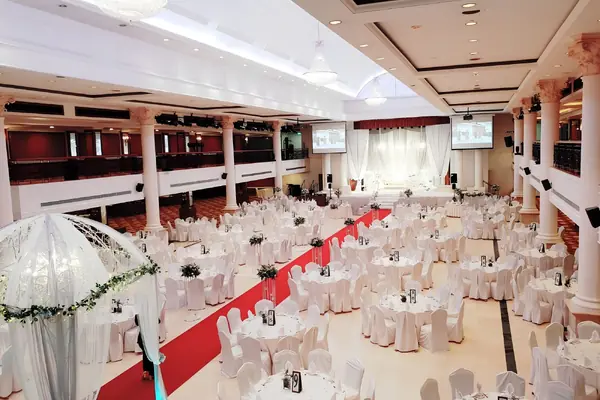 Grand Ballroom banquet setup at Orchid Country Club