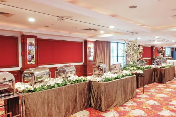 Buffet setup at the Grand Ballroom, Orchid Country Club